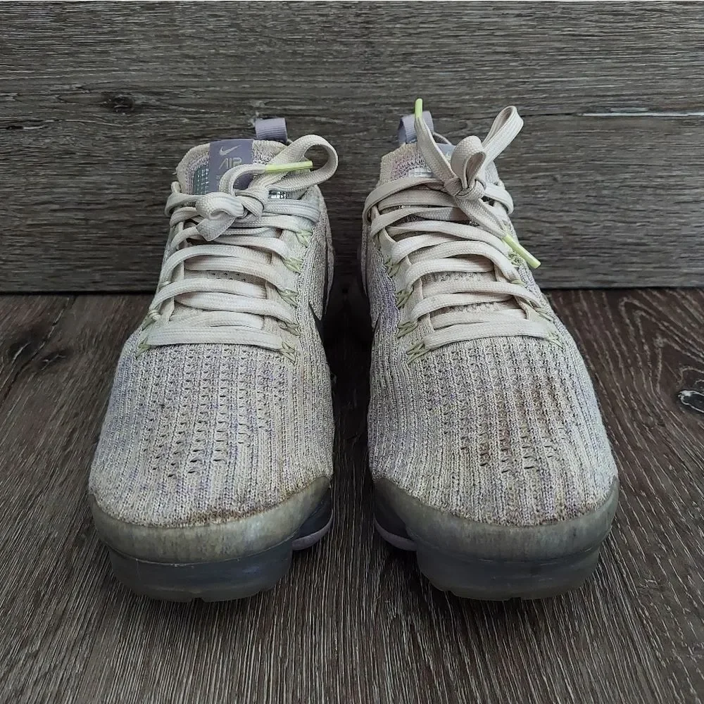 Nike Air VaporMax Flyknit 3 AJ6910-102 White Lilac Green 7.5